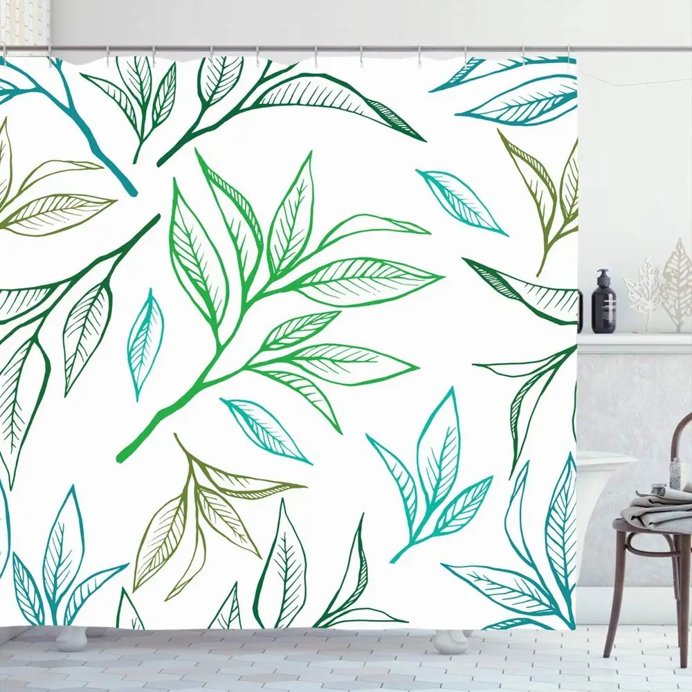 Shower Curtain Set with Hooks 72x72 Blue Style Tea Elegant Leaves Food Plant Pattern Drink Floral Beauty Design Graphic Summer
Shower Curtain Set with Hooks 72x72 Blue Style Tea Elegant Leaves Food Plant Pattern Drink Floral Beauty Design Graphic Summer