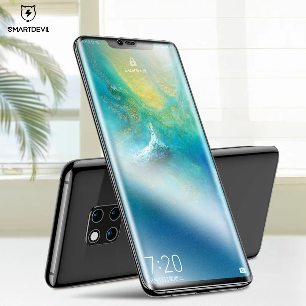SmartDevil для Huawei P 30 pro полноэкранная покрытая гибкой поверхностью мягкая защитная