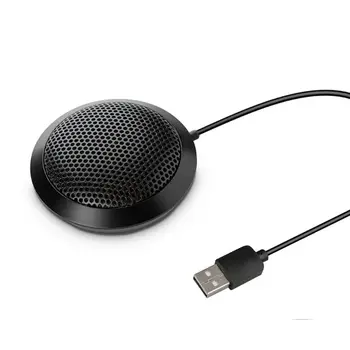 USB Plug Computer Tabletop Omnidirectional Conference Microphone 360 Degree Long Distance for Recording Gaming Skype Voip X6HB
USB Plug Computer Tabletop Omnidirectional Conference Microphone 360 Degree Long Distance for Recording Gaming Skype Voip X6HB