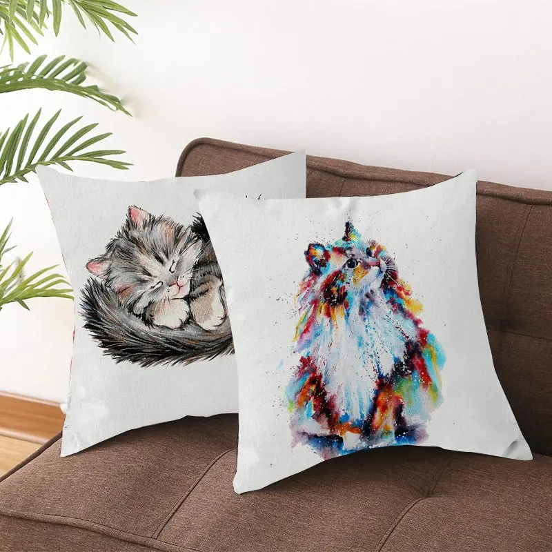 Cute Pet Cartoon Anime Cat Decorative 45Cmx45Cm Animal Cushion Cover Sofa Home Couch Pillows Case Living Room Decoration
Cute Pet Cartoon Anime Cat Decorative 45Cmx45Cm Animal Cushion Cover Sofa Home Couch Pillows Case Living Room Decoration