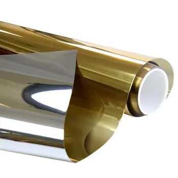 7m Length Gold Silver Thermal Control Window Film Home Decals Removable Water-Proof Durable One Way Mirror Stained Sticker
7m Length Gold Silver Thermal Control Window Film Home Decals Removable Water-Proof Durable One Way Mirror Stained Sticker