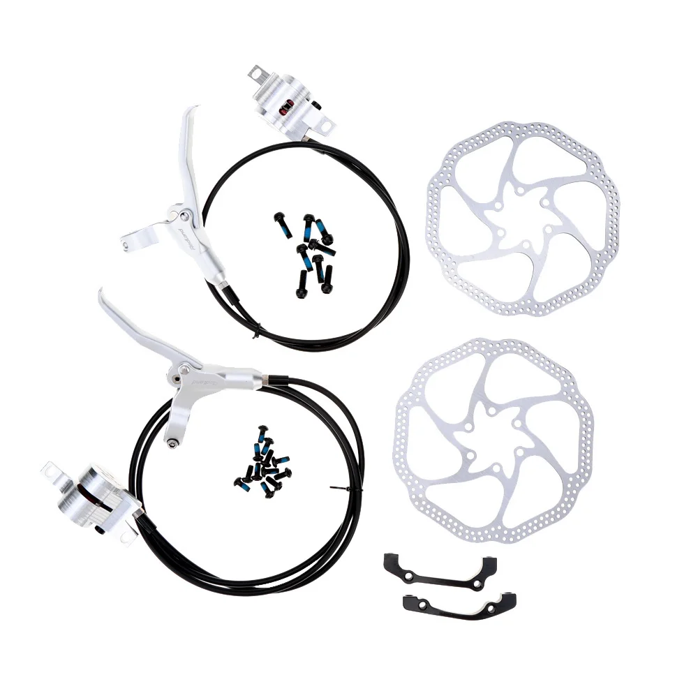 Hydraulic Bicycle Front / Rear Disc Brake Set MTB Mountain Bike Oil Disc Braking Rotor Levers
Hydraulic Bicycle Front / Rear Disc Brake Set MTB Mountain Bike Oil Disc Braking Rotor Levers