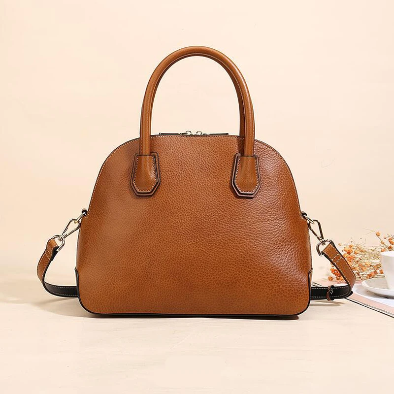 Women's Classic Leather Shell Bags Hot Sales Mini Cowhide Shoulder Handbag Fashion Lady Tote Purse Women Fashion Shoulder Bag Women's Classic Leather Shell Bags Hot Sales Mini Cowhide Shoulder Handbag Fashion Lady Tote Purse Women Fashion Shoulder Bag