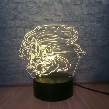 Naruto Anime kyuubi Cool Boys Bedroom Night Light Colors Changeable 3D LED Lamp Bulb Room Decorative Gift Cartoon Toy Lampara
Naruto Anime kyuubi Cool Boys Bedroom Night Light Colors Changeable 3D LED Lamp Bulb Room Decorative Gift Cartoon Toy Lampara
