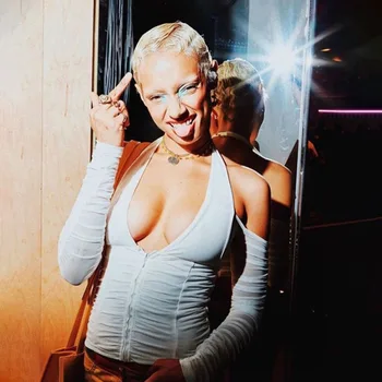 Mesh Patchwork T-shirt Tops Women 2020 Sexy Vintage Strapless Crop Top T Shirt Womens Summer Club Party Tee Shirts Clothes Woman
Mesh Patchwork T-shirt Tops Women 2020 Sexy Vintage Strapless Crop Top T Shirt Womens Summer Club Party Tee Shirts Clothes Woman