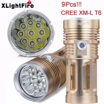 Flashlight Led Flashlight XLightFire 22000LM 9 x XM-L T6 LED Hunting Flashlight 4 x 18650 Lamp Torch фонарик #2A24
Flashlight Led Flashlight XLightFire 22000LM 9 x XM-L T6 LED Hunting Flashlight 4 x 18650 Lamp Torch фонарик #2A24