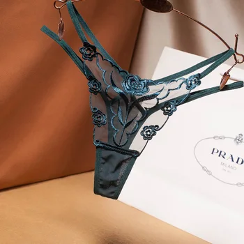 Mesh Lady Erotic Lingerie Sexy Lace Flowers Panties Low Waist G-string Transparent T-back Briefs Women Charming Thongs Underwear
Mesh Lady Erotic Lingerie Sexy Lace Flowers Panties Low Waist G-string Transparent T-back Briefs Women Charming Thongs Underwear