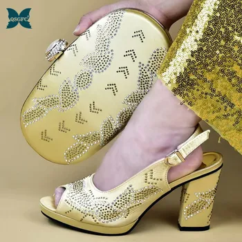 New African Elegant Italian design Shoes And Bag To Match Set Nigerian High Heels Party Shoes And Bag Set For Wedding Dress
New African Elegant Italian design Shoes And Bag To Match Set Nigerian High Heels Party Shoes And Bag Set For Wedding Dress