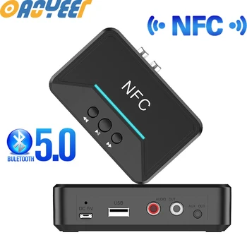 NFC Bluetooth 5.0 Receiver Adapter 3.5mm RCA AUX Audio Adapter Wireless Bluetooth Adapter for Car TV Speaker Receiver with Mic
NFC Bluetooth 5.0 Receiver Adapter 3.5mm RCA AUX Audio Adapter Wireless Bluetooth Adapter for Car TV Speaker Receiver with Mic
