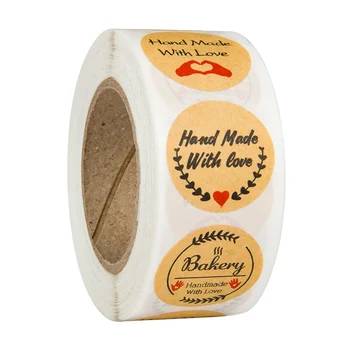 Handmade with Love Sticker Seal Labels Hand Made Bakery Sticker Baked Product Sealing Labels for Bake House Online Shop Kitchen
Handmade with Love Sticker Seal Labels Hand Made Bakery Sticker Baked Product Sealing Labels for Bake House Online Shop Kitchen