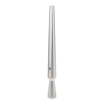 Aluminum Metal Ring Sizer Mandrel Finger Sizing Measurer Stick Jeweler tool 1-15 
Aluminum Metal Ring Sizer Mandrel Finger Sizing Measurer Stick Jeweler tool 1-15