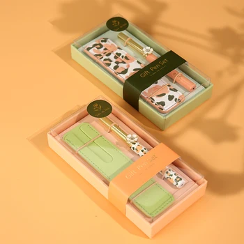 PU Leather Pen Bag and Replaceable Metal Pen Stationery Set Gift Kit Business Office Accessories Supplies
PU Leather Pen Bag and Replaceable Metal Pen Stationery Set Gift Kit Business Office Accessories Supplies