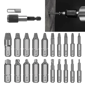 22Pcs Damaged Screw Extractor Speed Out Drill Bits Broken Remover Bolt Set High-torque Of New Impact Drivers
22Pcs Damaged Screw Extractor Speed Out Drill Bits Broken Remover Bolt Set High-torque Of New Impact Drivers