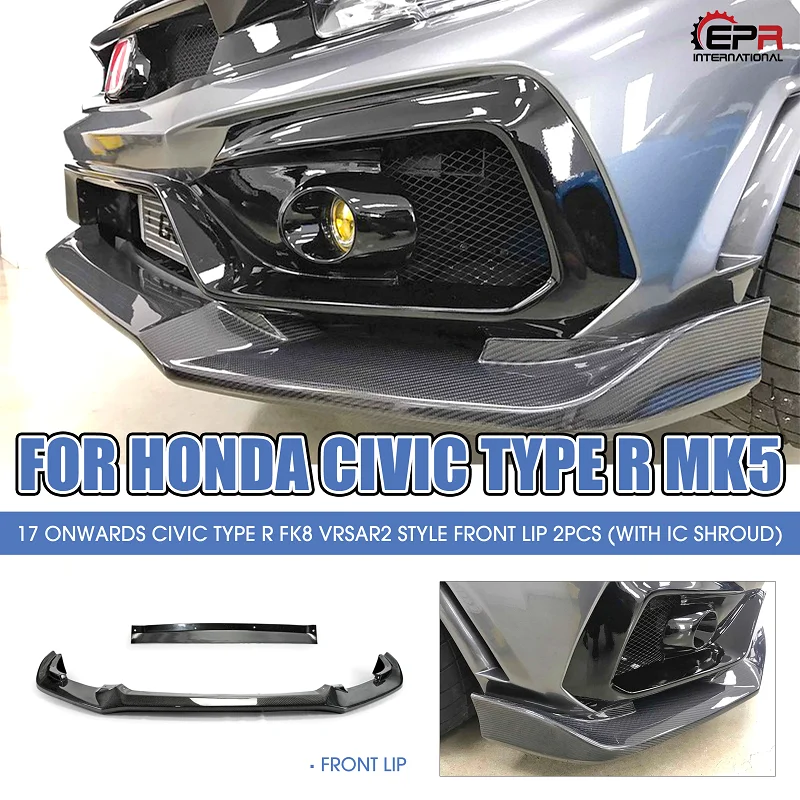 Передний бампер из углеродного волокна для Honda 17 Civic Тип R FK8 VRSAR2, 2 шт. (с ИС-кожухом), комплект с разделителем с глянцевой отделкой
Передний бампер из углеродного волокна для Honda 17 Civic Тип R FK8 VRSAR2, 2 шт. (с ИС-кожухом), комплект с разделителем с глянцевой отделкой