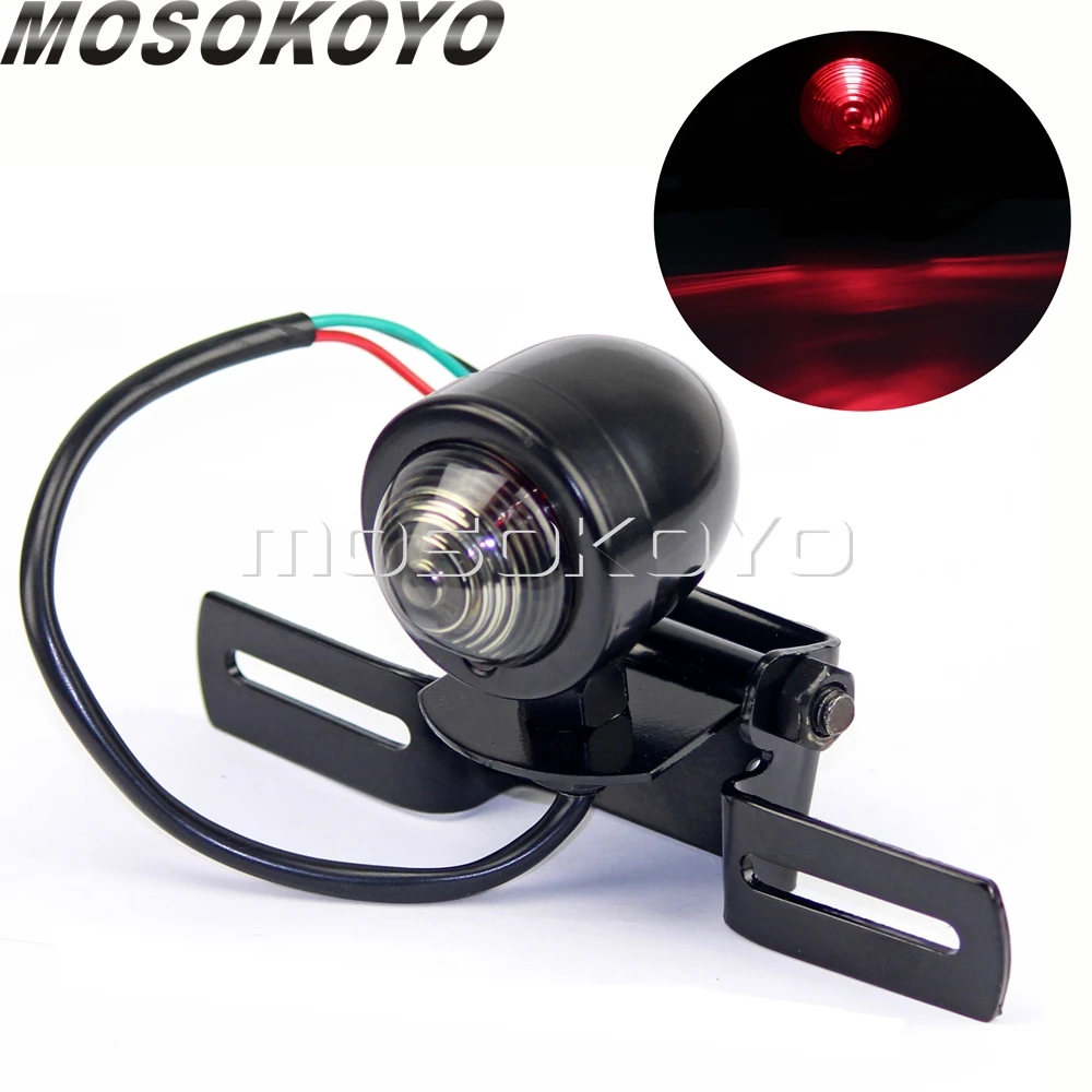 Smoke Lens Brake Taillight Motorbike Universal Custom Rear Stop Tail Lights w/ Number Plate Holder For Harley Dyna Sportster
Smoke Lens Brake Taillight Motorbike Universal Custom Rear Stop Tail Lights w/ Number Plate Holder For Harley Dyna Sportster