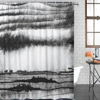 Bathroom Curtain Black And White Sketch Ink Painting Waterproof Fabric Shower Curtain Home Bathroom Decoration Shower Curtains
Bathroom Curtain Black And White Sketch Ink Painting Waterproof Fabric Shower Curtain Home Bathroom Decoration Shower Curtains