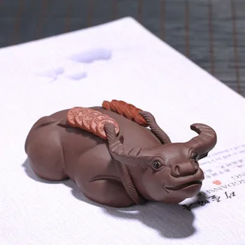 Purple Clay Mascot Cow Tea Pet Animal Figurine Crafts Tea Play Creative Cartoon Tea Set Home Office Decoration High Quality
Purple Clay Mascot Cow Tea Pet Animal Figurine Crafts Tea Play Creative Cartoon Tea Set Home Office Decoration High Quality