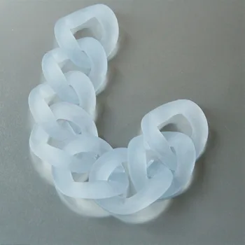 20pcs Matte Light Sapphire Chunky Acrylic Curb Chain Links, Translucent Plastic Curb Chain Links, Open Link per Size 39mmx33mm
20pcs Matte Light Sapphire Chunky Acrylic Curb Chain Links, Translucent Plastic Curb Chain Links, Open Link per Size 39mmx33mm