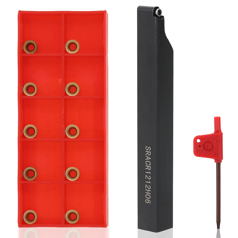 SRACR1212H06 Lathe Tool Wood Turning Tools Holder Indexable Boring Bar Wrench For Lathe Turning Tool With Carbide Insert
SRACR1212H06 Lathe Tool Wood Turning Tools Holder Indexable Boring Bar Wrench For Lathe Turning Tool With Carbide Insert