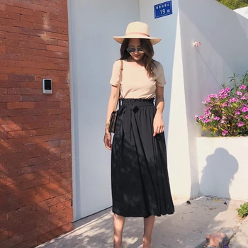 2020 Spring And Autumn New Youth Popular Slim Round Neck Short Sleeve T-Shirt Loose Pure Color Wide Leg Capri Women's Set
2020 Spring And Autumn New Youth Popular Slim Round Neck Short Sleeve T-Shirt Loose Pure Color Wide Leg Capri Women's Set