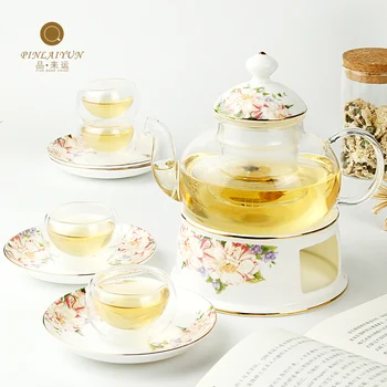 14pieces thickened glass tea set creative bone china flower tea pot tea cup heat-resistant filter kungfu tea set
14pieces thickened glass tea set creative bone china flower tea pot tea cup heat-resistant filter kungfu tea set