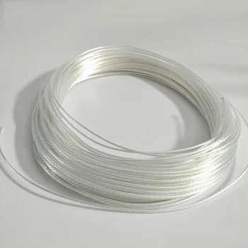 Computer case panel line fan line audio USB cable 24awg transparent Teflon silver-plated wire 0.2 flat
Computer case panel line fan line audio USB cable 24awg transparent Teflon silver-plated wire 0.2 flat