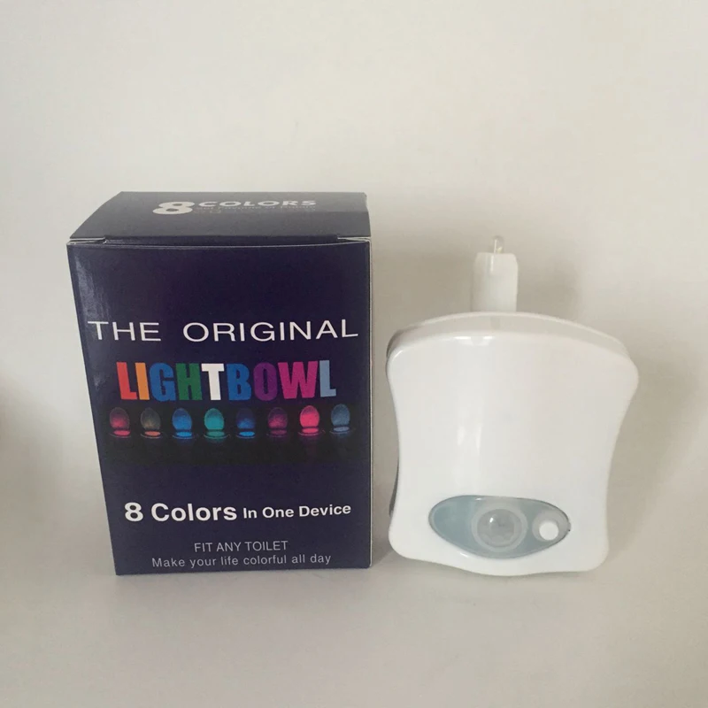 8-color Toilet Sensor Lights Hanging Body Sensor Toilet Lid Lights Creative Hot Sale LED Environmental Protection Night Light
8-color Toilet Sensor Lights Hanging Body Sensor Toilet Lid Lights Creative Hot Sale LED Environmental Protection Night Light