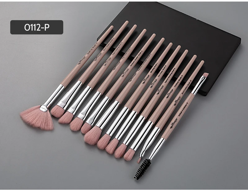 Anmor Makeup Brushes Set 3-12pcs/lot Eye Shadow Blending Eyeliner Eyelash Eyebrow Make up Brushes Professional Eyeshadow Brush Anmor Makeup Brushes Set 3-12pcs/lot Eye Shadow Blending Eyeliner Eyelash Eyebrow Make up Brushes Professional Eyeshadow Brush