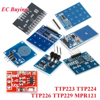 

TTP223 TTP224 TTP226 TTP229 MPR121 V12 Digital Switch Touch Module 1 4 8 16 Channel Capacitive Touch Sensor Module For Arduino