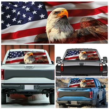GISAEV Car Rear Window Graphic Decal Sticker Truck SUV Van American Flag Eagle Label Rear Window Pattern Sticker car accessories
GISAEV Car Rear Window Graphic Decal Sticker Truck SUV Van American Flag Eagle Label Rear Window Pattern Sticker car accessories