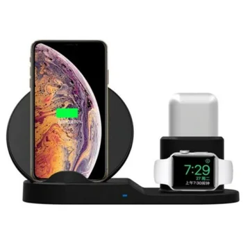 Multi-function 3 In1 Compatible For Apple Watch Airpods IPhone X Xs Mobile Devices Fast Wireless Charger
Multi-function 3 In1 Compatible For Apple Watch Airpods IPhone X Xs Mobile Devices Fast Wireless Charger