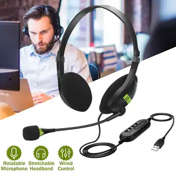 Computer Headphone USB Wired Stereo Heaset With Removable Microphone Office Call Center Customer Service For PC Laptop
Computer Headphone USB Wired Stereo Heaset With Removable Microphone Office Call Center Customer Service For PC Laptop
