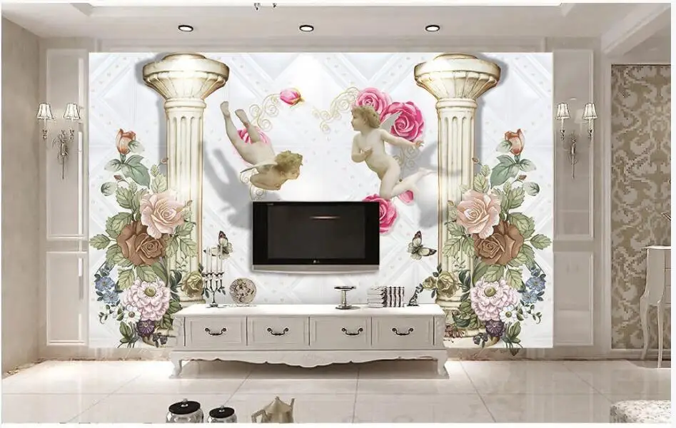 Custom photo 3d wallpaper European Roman column angel flowers home decor living room 3d wall murals wallpaper for walls 3 d
Custom photo 3d wallpaper European Roman column angel flowers home decor living room 3d wall murals wallpaper for walls 3 d