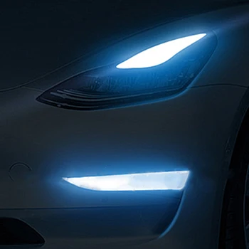 2pcs Headlight Sticker Light Eyebrow Fog Light Sticker Modified Exterior Decoration for Tesla Model 3 Car Accessories
2pcs Headlight Sticker Light Eyebrow Fog Light Sticker Modified Exterior Decoration for Tesla Model 3 Car Accessories