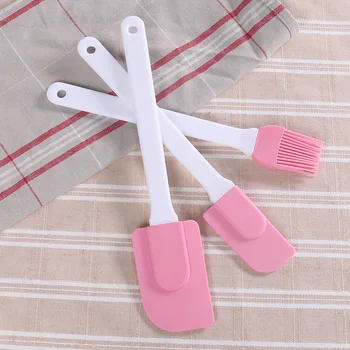3PCS silicone spatula cake cream spatula silicone brush baking tool baking tools for cakes bakery tools and accessories
3PCS silicone spatula cake cream spatula silicone brush baking tool baking tools for cakes bakery tools and accessories