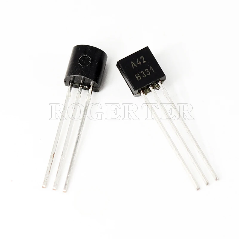50pcs/lot Triode (transistor) A42 B to-92 NPN Vceo=305V Ic=200mA HFE=100-200 | Электронные компоненты и