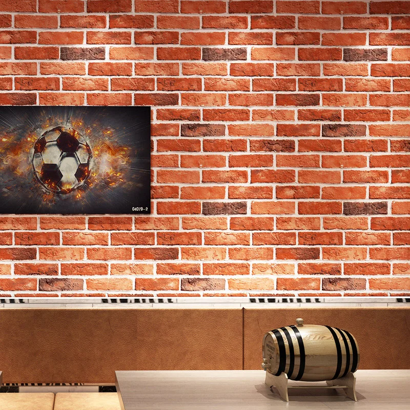 3D Stereoscopic Retro Nostalgic Red Brick Pattern Wall Paper Rolls Restaurant Clothing Store Wall Decor PVC Waterproof Wallpaper
3D Stereoscopic Retro Nostalgic Red Brick Pattern Wall Paper Rolls Restaurant Clothing Store Wall Decor PVC Waterproof Wallpaper