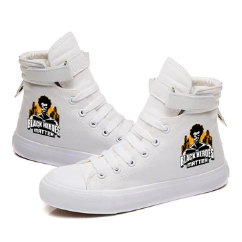 2020 The Newest Black Lives Matte Unisex High Top Canvas Breathable Shoe Men Casual Shoes Flat Platform Comfort Shoe Size 35-44
2020 The Newest Black Lives Matte Unisex High Top Canvas Breathable Shoe Men Casual Shoes Flat Platform Comfort Shoe Size 35-44