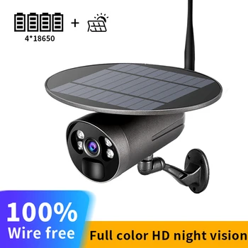 Solar IP Camera WiFi Full-color Night-vision HD 1080P 64G with Solar Panel PIR Human Detect Rechargeable Batteries Outdoor CCTV
Solar IP Camera WiFi Full-color Night-vision HD 1080P 64G with Solar Panel PIR Human Detect Rechargeable Batteries Outdoor CCTV