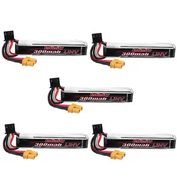 HobbyLane 5PCS AHTECH Infinity 7.6V 300mAh 60C 2S HV 4.35V Lipo Battery XT30 Plug for BETAFPV Whoop Quadcopter
HobbyLane 5PCS AHTECH Infinity 7.6V 300mAh 60C 2S HV 4.35V Lipo Battery XT30 Plug for BETAFPV Whoop Quadcopter