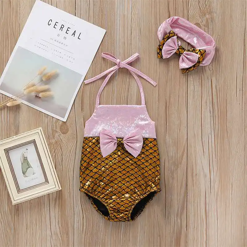 Baby Girls Mermaid Swimwear Cute Lovely Bow Knot Tankini Bikini Sleeveless Halter Swimsuit one-piece swimsuits Beachwear
Baby Girls Mermaid Swimwear Cute Lovely Bow Knot Tankini Bikini Sleeveless Halter Swimsuit one-piece swimsuits Beachwear