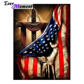 Ever Moment Diamond Mosaic Art Painting Cross Stitch Kit Full Square Drills American Flag DIY Gift Craft Modern Home Decor 5L926
Ever Moment Diamond Mosaic Art Painting Cross Stitch Kit Full Square Drills American Flag DIY Gift Craft Modern Home Decor 5L926