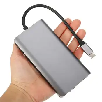 NEW Type-c 8 in 1 Multifunction Dual USB Card Reader Converter Adapter For Keyboard Tablet Scanner Camera Game Controlers
NEW Type-c 8 in 1 Multifunction Dual USB Card Reader Converter Adapter For Keyboard Tablet Scanner Camera Game Controlers