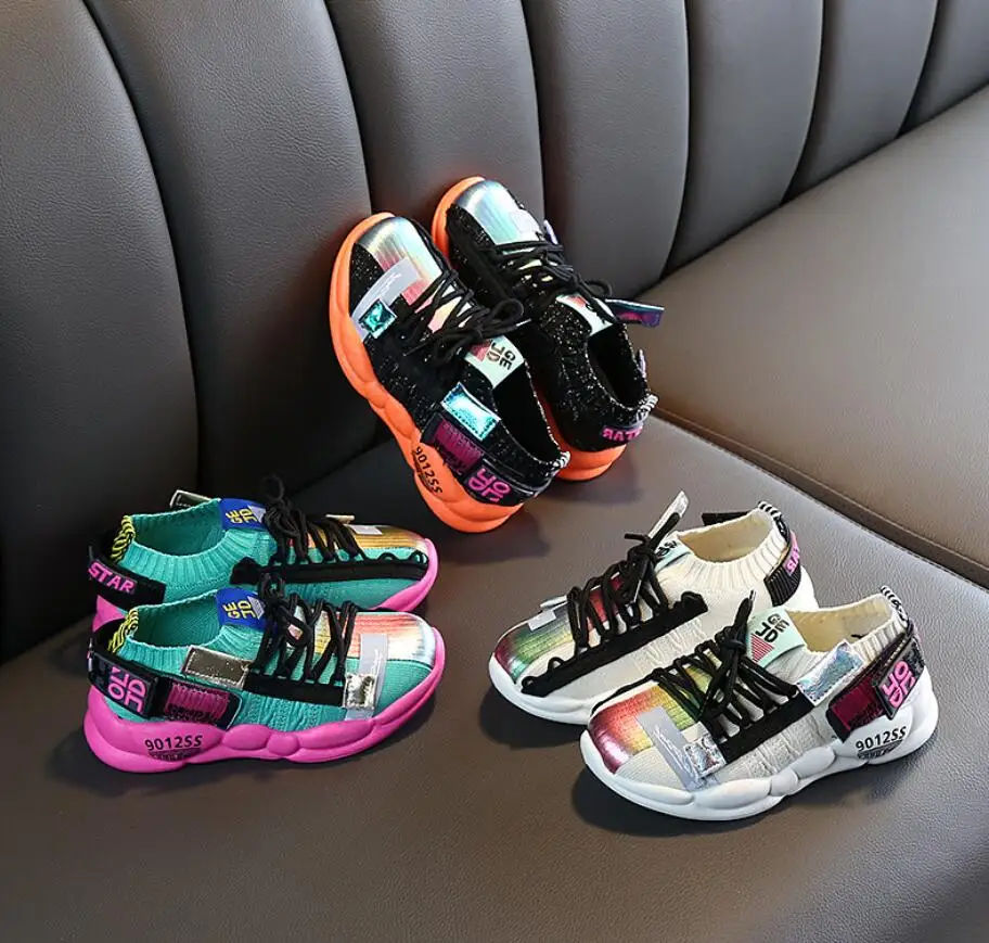 New Children Shoes Boys Sneakers Girls Sport Shoes Child Leisure Trainers Casual Breathable Kids Running Shoes EU 26-37 
New Children Shoes Boys Sneakers Girls Sport Shoes Child Leisure Trainers Casual Breathable Kids Running Shoes EU 26-37