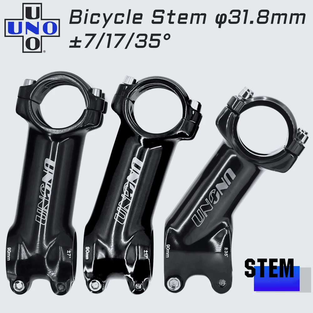 UNO Stem Bicycle MTB Stem Riser 7 17 35 Degree Stem Road Bike Stems 31.8MM 60-130MM Bike Handlebar Stem Lightweight Stem a stem
UNO Stem Bicycle MTB Stem Riser 7 17 35 Degree Stem Road Bike Stems 31.8MM 60-130MM Bike Handlebar Stem Lightweight Stem a stem