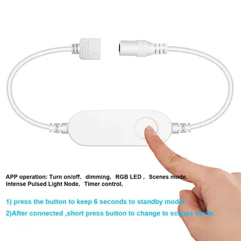 Tuya Smart Life APP 12V Wifi RGB/RGBWW Led Light Strip Wireless Remote Controller Smart Home work with Alexa Google Home
Tuya Smart Life APP 12V Wifi RGB/RGBWW Led Light Strip Wireless Remote Controller Smart Home work with Alexa Google Home