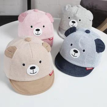 New Cute Baby Child Sun Hat Cartoon Bear Ear Embroidered Newborn Caps Casual Adjustable Cotton Baseball Cap For Kids 3-12 Months
New Cute Baby Child Sun Hat Cartoon Bear Ear Embroidered Newborn Caps Casual Adjustable Cotton Baseball Cap For Kids 3-12 Months