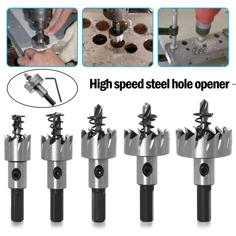 5Pcs Carbide Tip Drill Bit Hole Saw Set Stainless Steel Metal Alloy 16/18.5/20/25/30mm Woodworking Tools
5Pcs Carbide Tip Drill Bit Hole Saw Set Stainless Steel Metal Alloy 16/18.5/20/25/30mm Woodworking Tools