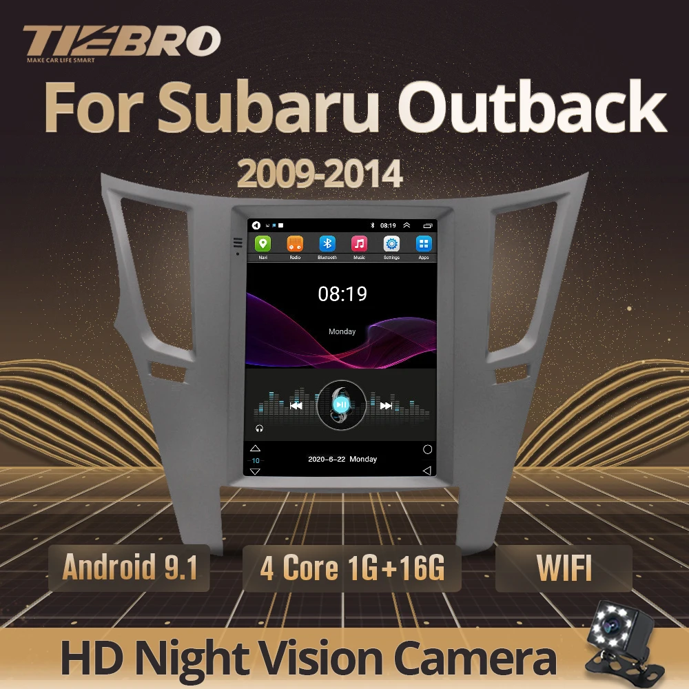 2DIN Android 9 0 автомобильное радио для Subaru Outback 2010 2014 Автомобильный мультимедийный