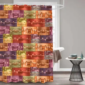 MTMETY Color 3d Pattern Abstract Modern Painting in Suitcase pattern Colorful Bauhaus Waterproof Polyester Fabric Shower Curtain
MTMETY Color 3d Pattern Abstract Modern Painting in Suitcase pattern Colorful Bauhaus Waterproof Polyester Fabric Shower Curtain
